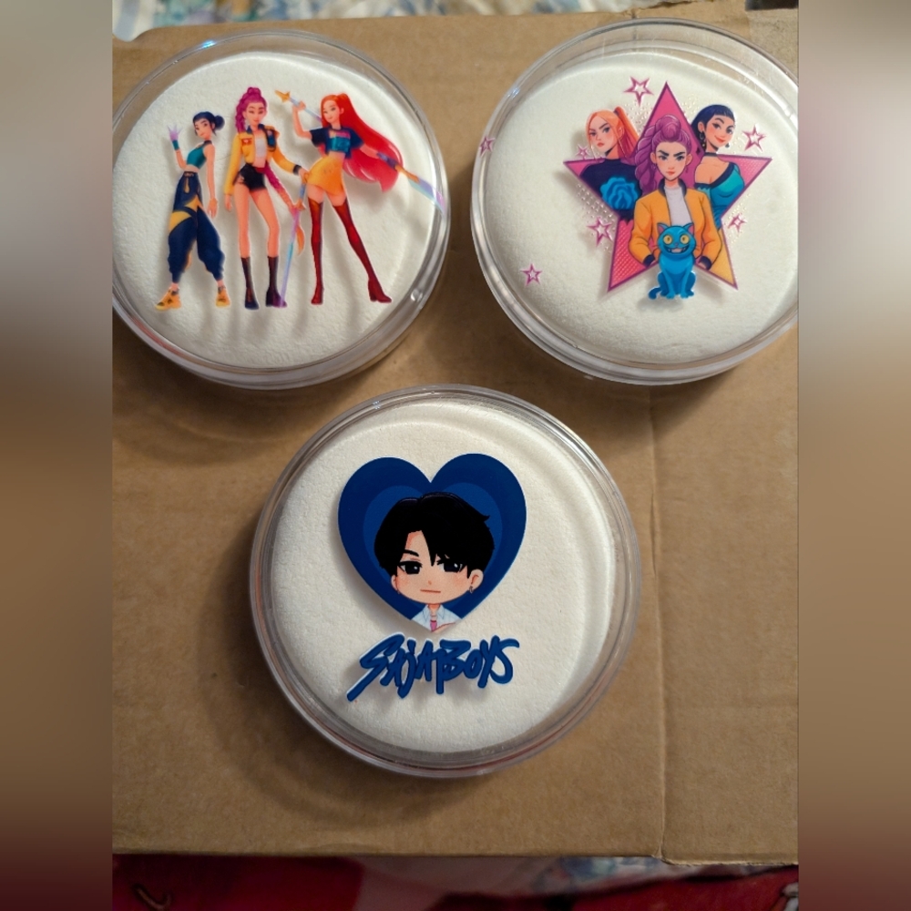 🦋 1 New K-pop Demon Hunters Makeup Powder Sponge
